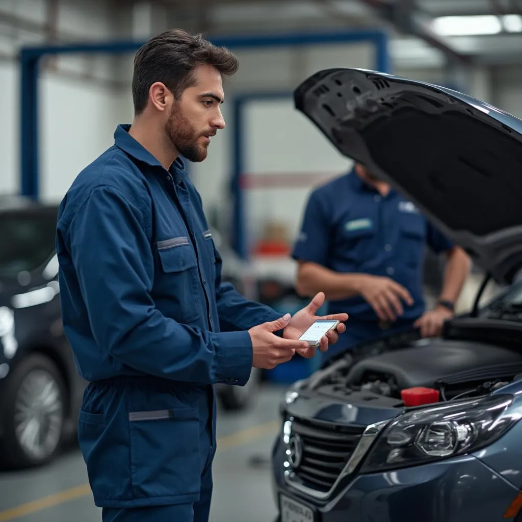Reparo de carro de luxo